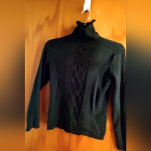 New York & Company Black Turtleneck Sweater